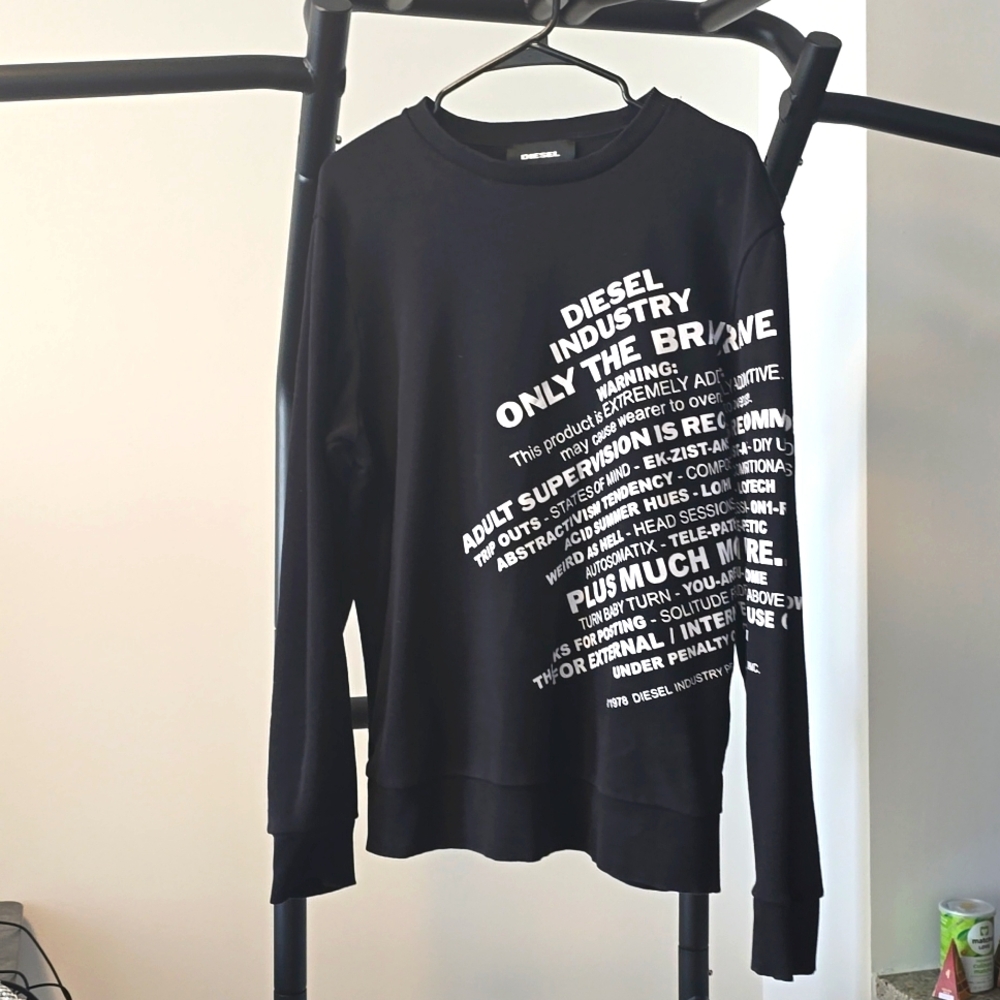 Diesel designer sweatshirt